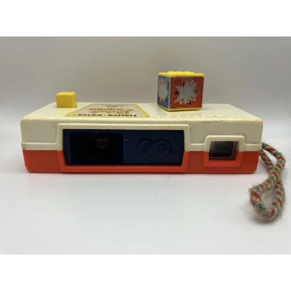Vintage 1974 Fisher Price Toy Pocket Camera #464 - A Trip to the Zoo - Works!